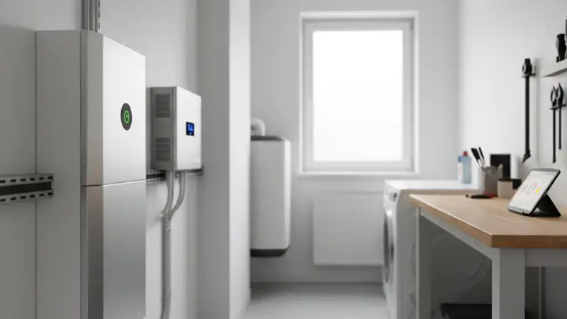 Speicher-Nachrüstung bei einer Photovoltaikanlage in Marburg