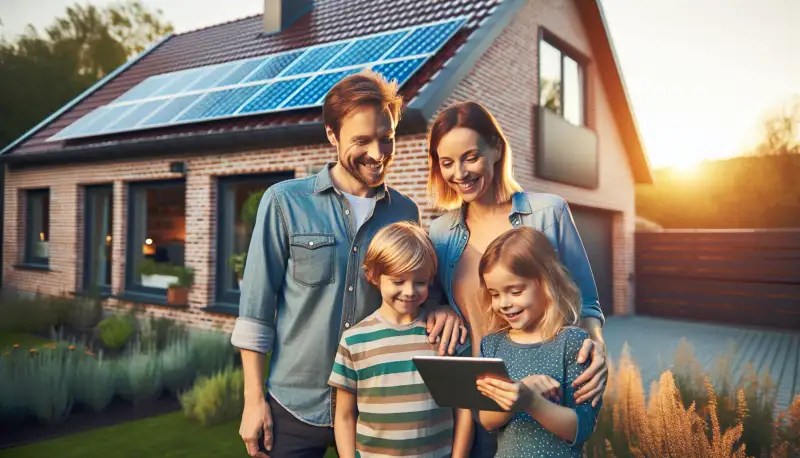 Solaranlage mit Speicher