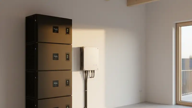 Solarinstallateure bei der Montage von Photovoltaikmodulen auf einem Dach in Neumünster