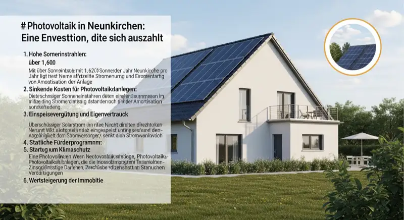 Aerial drone view of typical German residential neighborhood with mixed roof types, red and dark roof tiles, gardens visible, sunny day