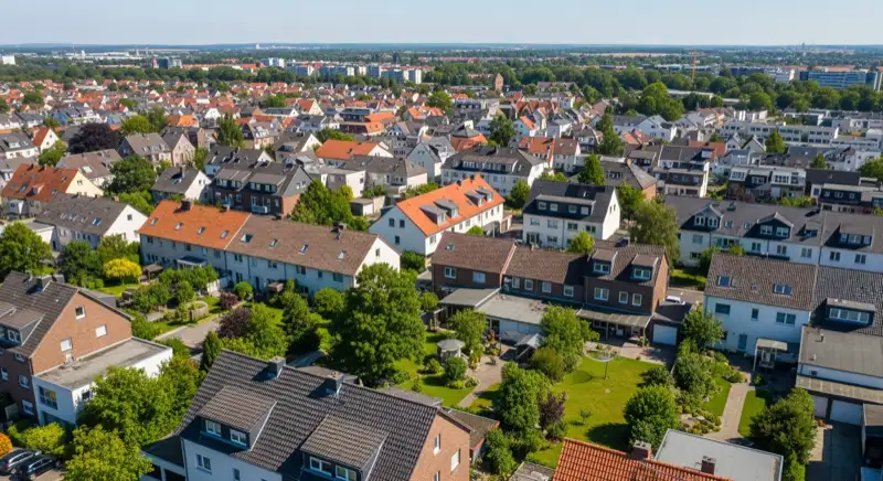 Photovoltaik in Oberhausen: Stadtteile Aerial Oberhausen 3