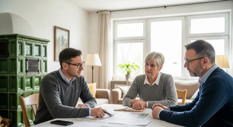 Luftaufnahme von Osnabrück mit Solardächern, grünen Bäumen und Hasebogen