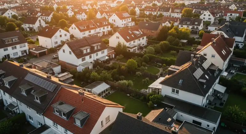 Photovoltaik in Osnabrueck: Stadtteile Aerial Osnabrueck 2