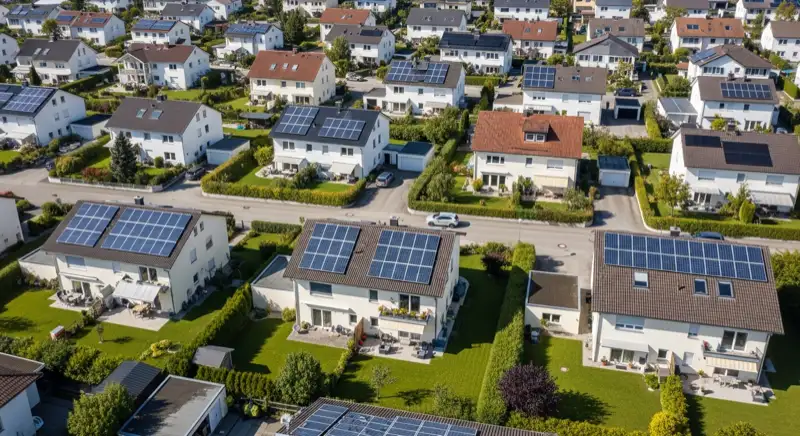 Solar auf unterschiedlichen Gebäuden in Passau