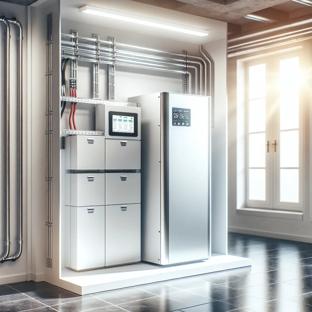 Batteriespeicher im Keller eines Solingener Hauses