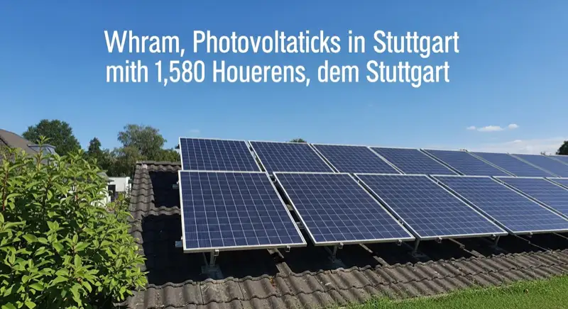 Modern German electrical meter cabinet (Zählerschrank) with smart meter and solar inverter connection, clean technical installation