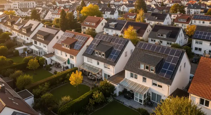 Photovoltaik in Trier: Stadtteile Aerial Trier