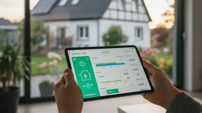 Eigenverbrauch und Monitoring einer Photovoltaikanlage in Tübingen
