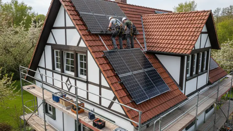 Photovoltaik in Villingen Schwenningen: Montage