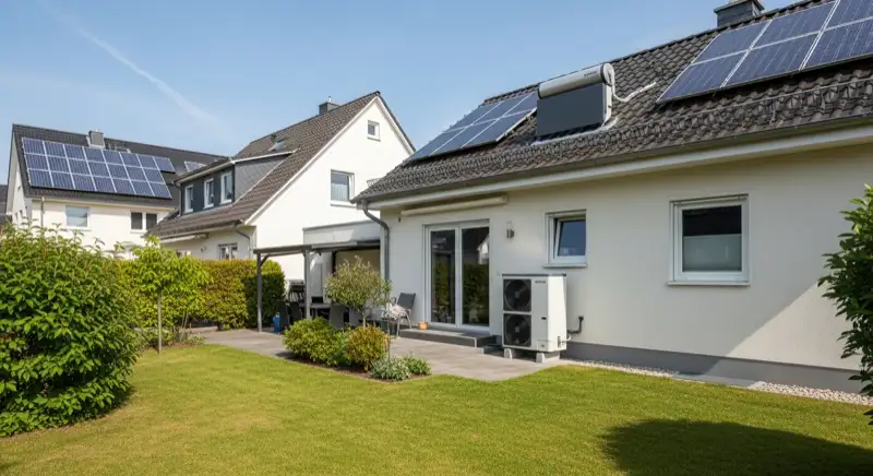 Installateur programmiert Smart Home System für PV-Integration in Wittener Einfamilienhaus