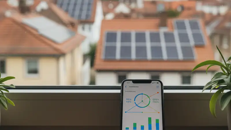 Monitoring und Energiesystem einer PV-Anlage in Aschaffenburg