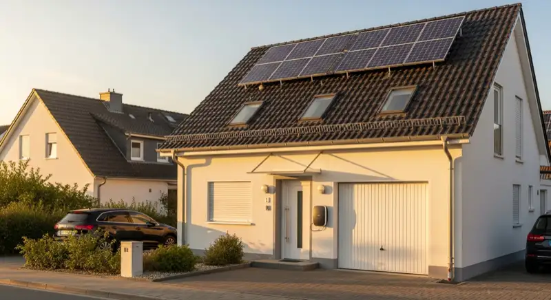 Einfamilienhaus in Bad Honnef mit PV-Dach und Wallbox an der Garage