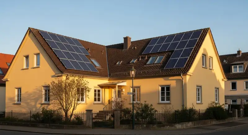 Saniertes Wohnhaus in Bad Honnef mit dezent integrierter Photovoltaik auf dem Dach