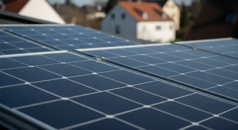 Einfamilienhaus in Böblingen mit monokristallinen PV-Modulen auf Satteldach in optimaler Südausrichtung
