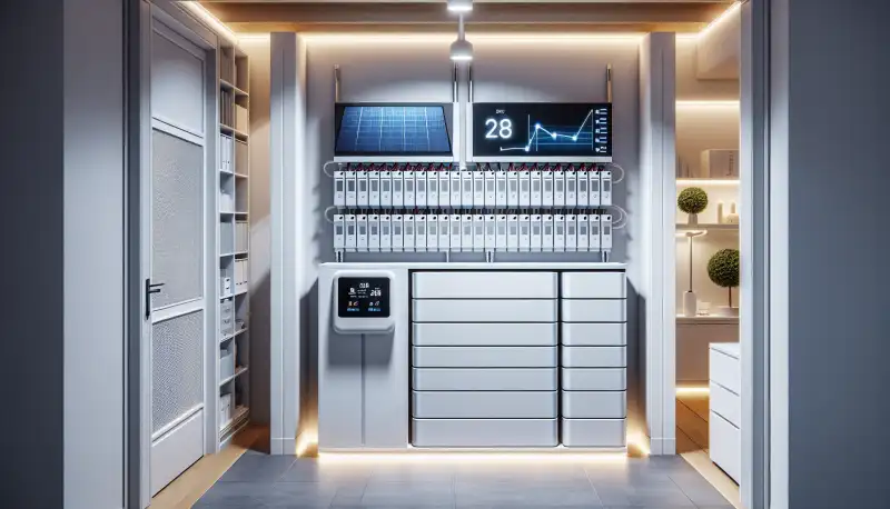 Solaranlage mit Speicher