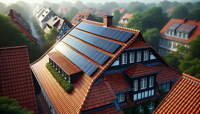 Aufbau einer PV Anlage schematisch