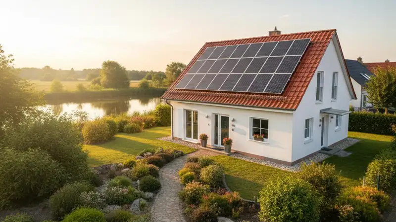 PV-Anlage Brandenburg an der Havel Technik und Dachlayout