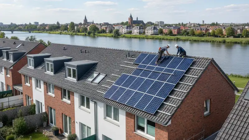 Photovoltaik in Brandenburg An Der Havel: Montage