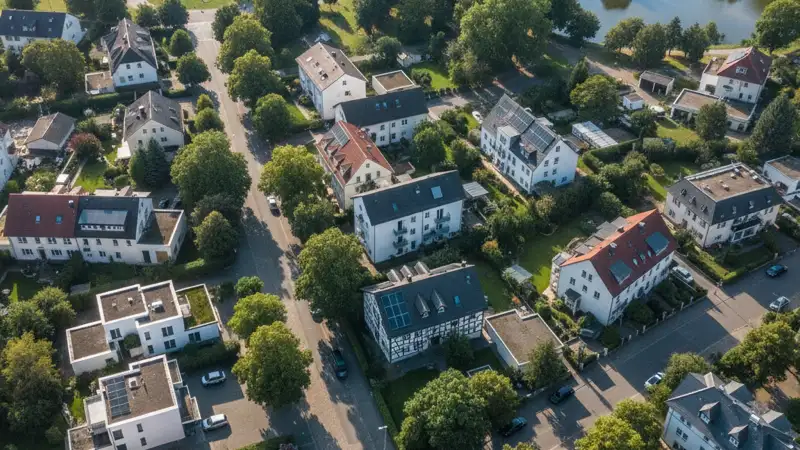 Verschattung bei einer PV-Anlage in Brandenburg an der Havel