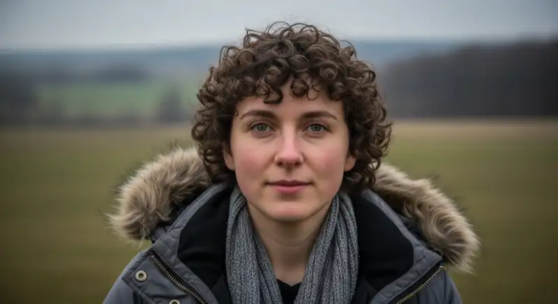Aerial drone view of typical German residential neighborhood with mixed roof types, red and dark roof tiles, gardens visible, sunny day