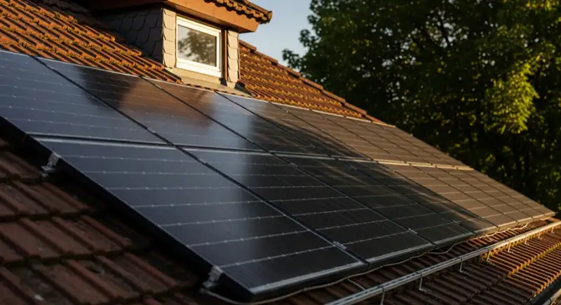 Verschattung bei einer PV-Anlage in Erlangen