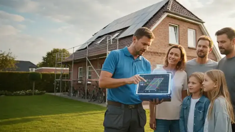 Wechselrichter und Energiemanagement einer PV-Anlage in Flensburg