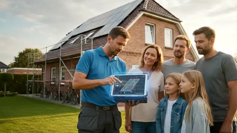 Monitoring und Energiemanagement einer PV-Anlage in Flensburg