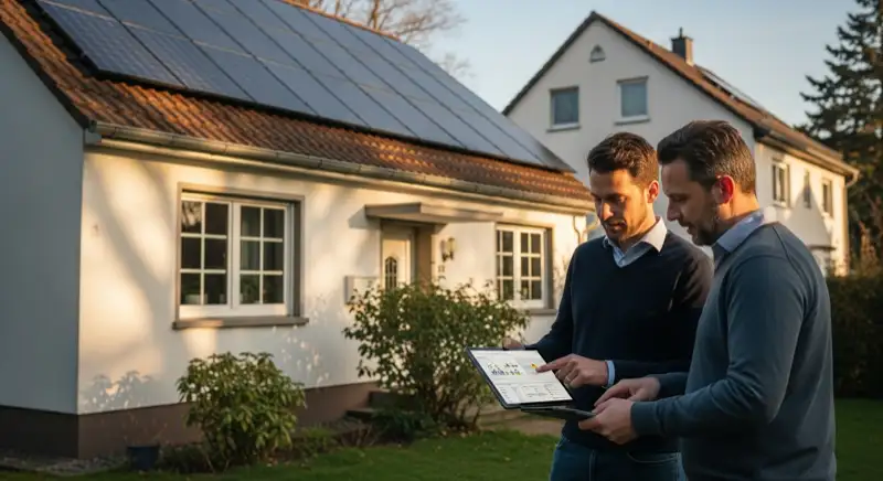 Verschattung bei einer PV-Anlage in Frankfurt am Main