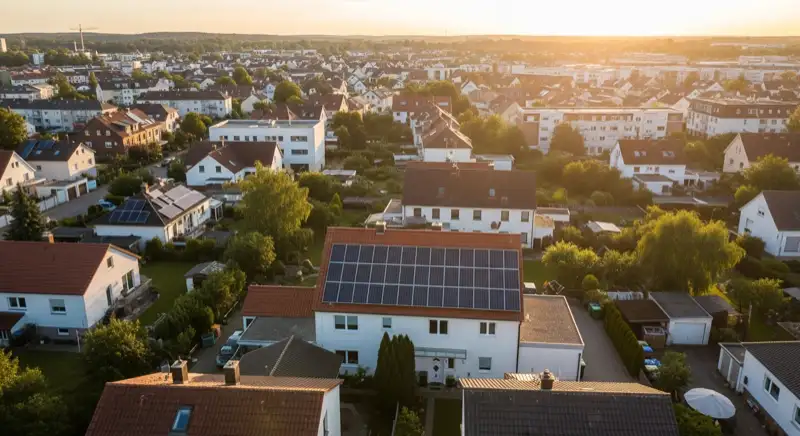 Photovoltaik in Frankfurt Oder: Stadtteile Aerial Oder