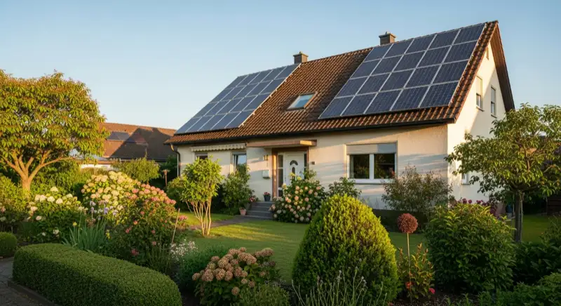 Dachlayout einer PV-Anlage in Freiburg