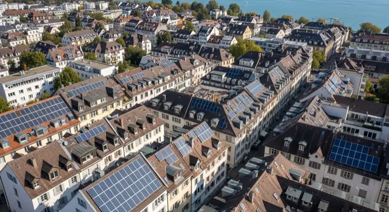 Verschattung bei einer PV-Anlage in Friedrichshafen