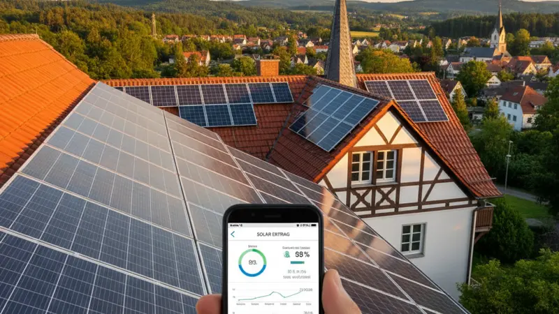 Monitoring und Energiesystem einer PV-Anlage in Göttingen