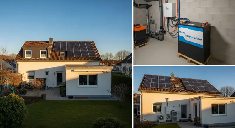 Einfamilienhaus in Gütersloh mit PV-Anlage und Batteriespeicher im Keller