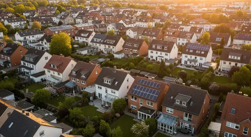 Photovoltaik in Halle Saale: Stadtteile Aerial Saale 2