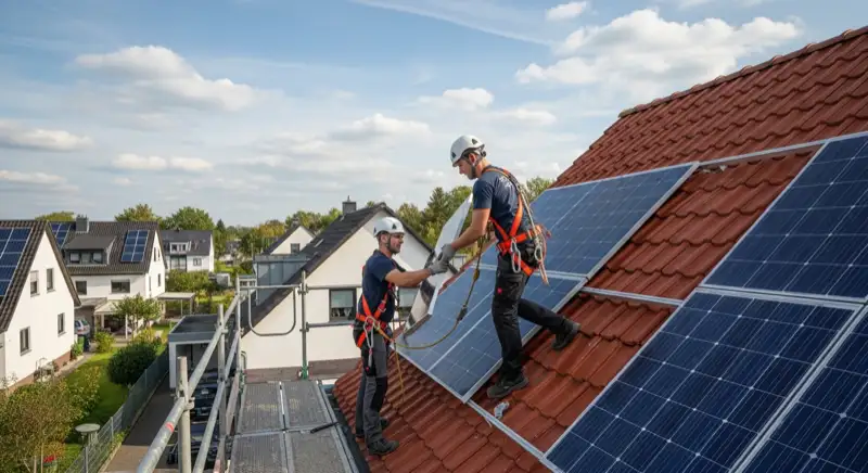 Solaranlage mit Speicher