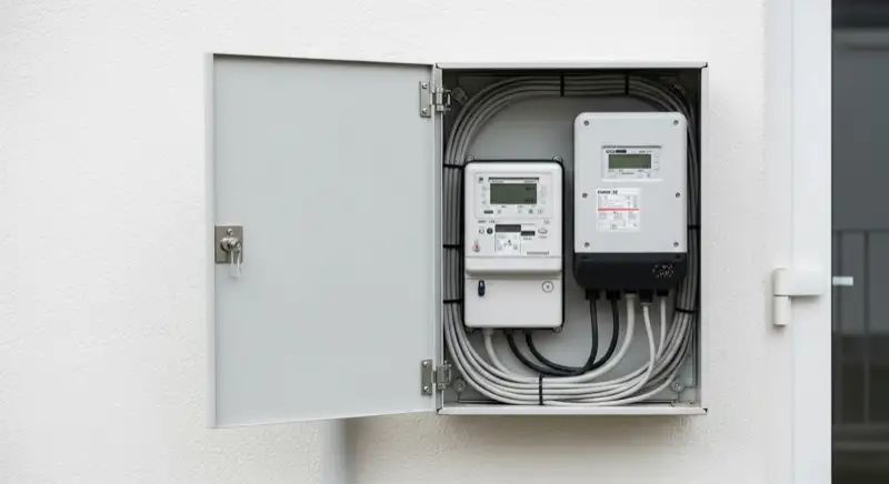 Photovoltaik in Jena: Netzanschluss Zaehlerschrank Jena