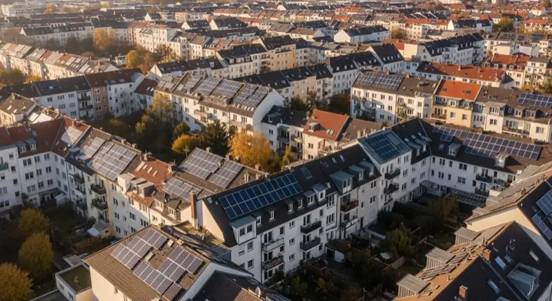 Photovoltaik in Koeln: Stadtteile Aerial Koeln 4