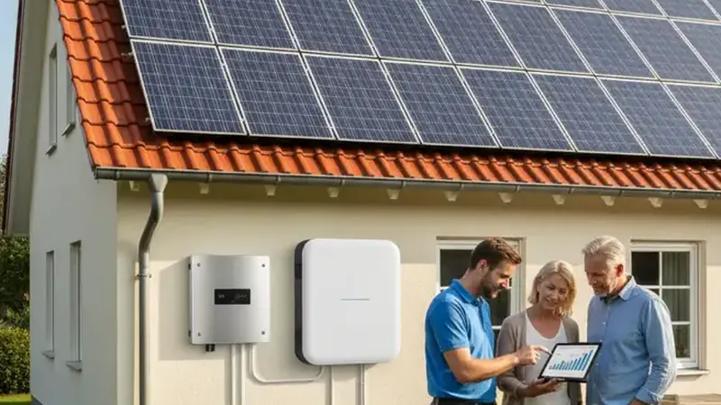 Montage einer PV-Anlage in Flensburg