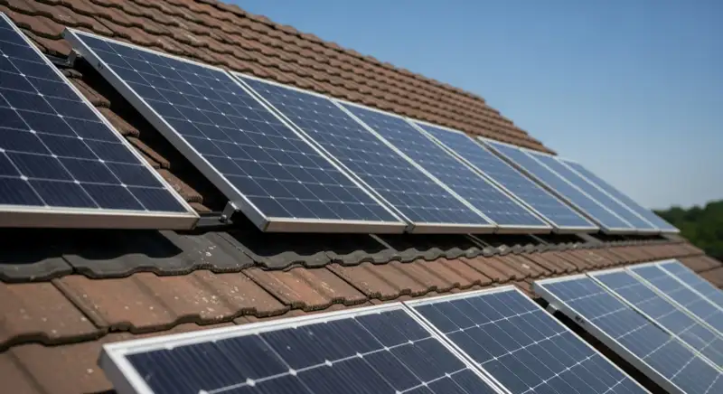 Unterkonstruktion und Dacharbeiten einer PV-Anlage in Freiburg