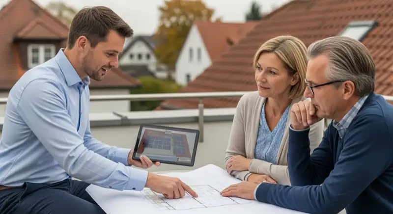 Haus mit PV-Anlage und Wallbox in Hildesheim