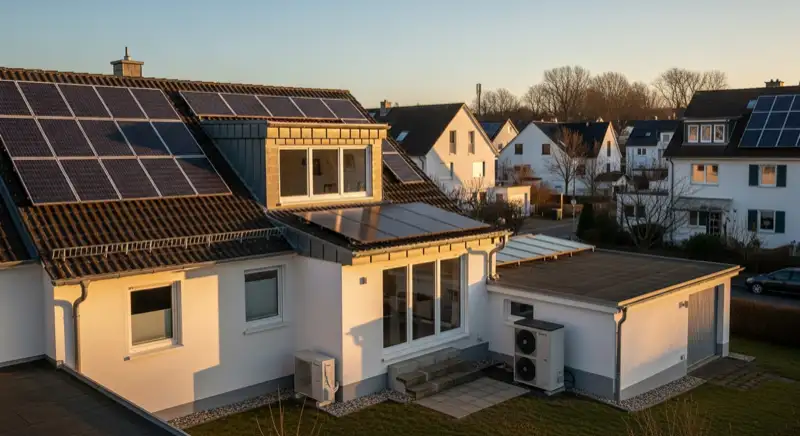 Digitaler Stromzähler bei PV-Anlage in Homburg für Netzeinspeisung