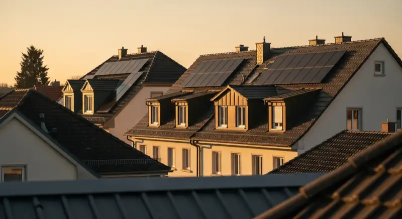 Altbau- und Gruenderzeitdaecher in der Landauer Kernstadt mit dezenter Photovoltaikplanung