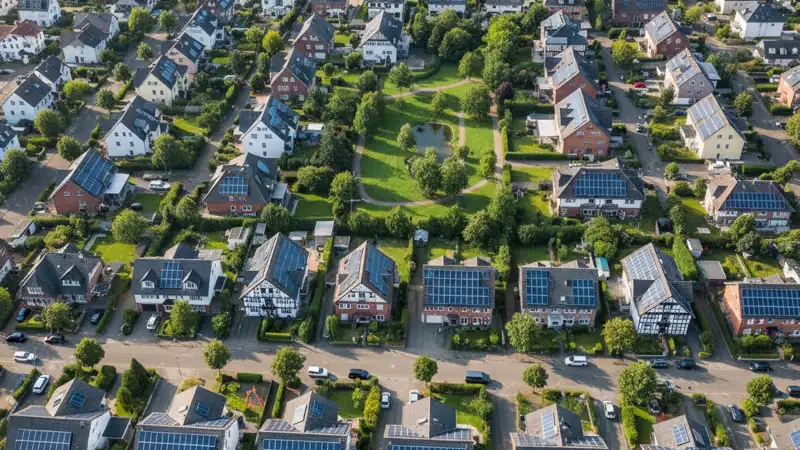 Solar auf unterschiedlichen Gebäuden in Langenfeld (Rheinland)