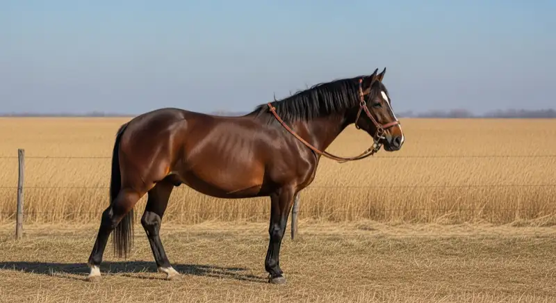 Aerial drone view of typical German residential neighborhood with mixed roof types, red and dark roof tiles, gardens visible, sunny day