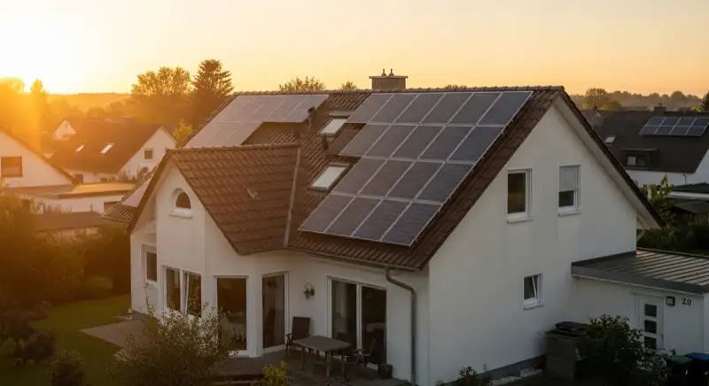 Solardach auf einem Einfamilienhaus in Maintal-Wachenbuchen