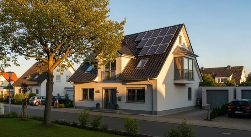 Haus mit PV-Anlage und Wallbox in Norderstedt