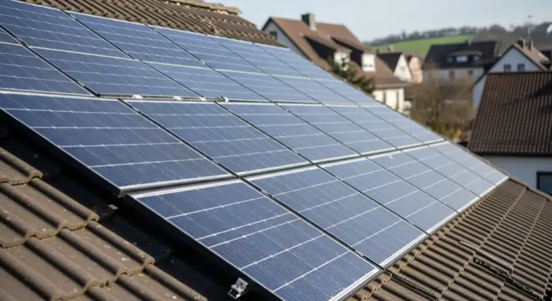 Einfamilienhaus in Hochlar mit 10 kWp PV-Anlage auf dem Satteldach