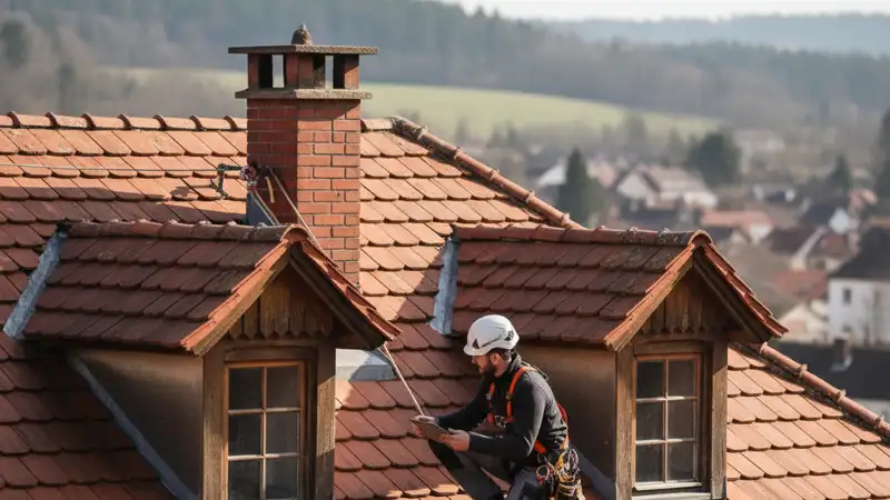Unterkonstruktion und Dacharbeiten einer PV-Anlage in Villingen-Schwenningen