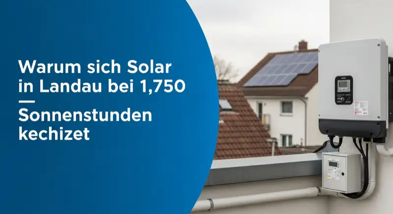 Modern German electrical meter cabinet (Zählerschrank) with smart meter and solar inverter connection, clean technical installation