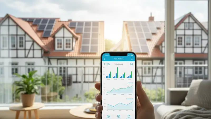 Monitoring und Energiesystem einer PV-Anlage in Lüneburg